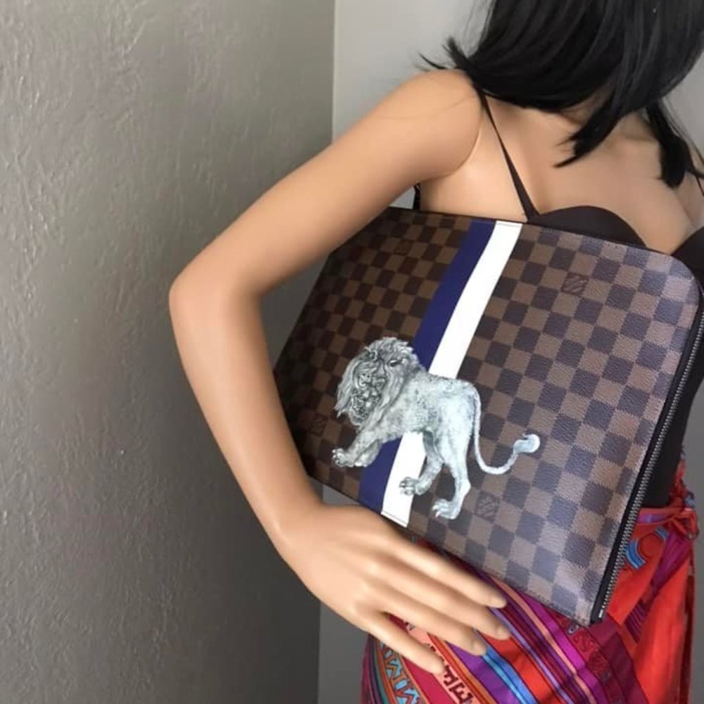 LOUIS VUITTON POCHETTE JOUR LIMITED EDITION CHAPMAN SAVANE DAMIER GM